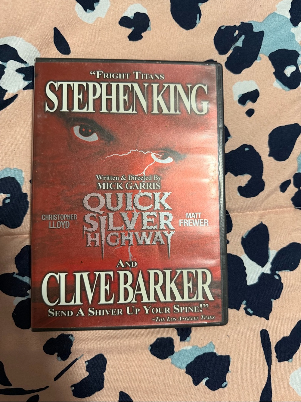 Quicksilver Highway DVD, 1997 tv horror anthology stories by Stephen King
